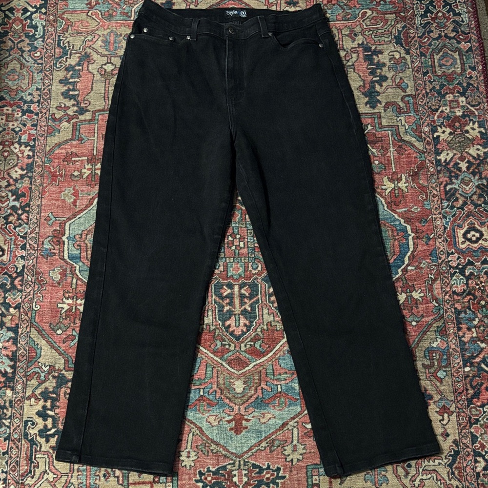 Style & Co. Charcoal Denim Pants